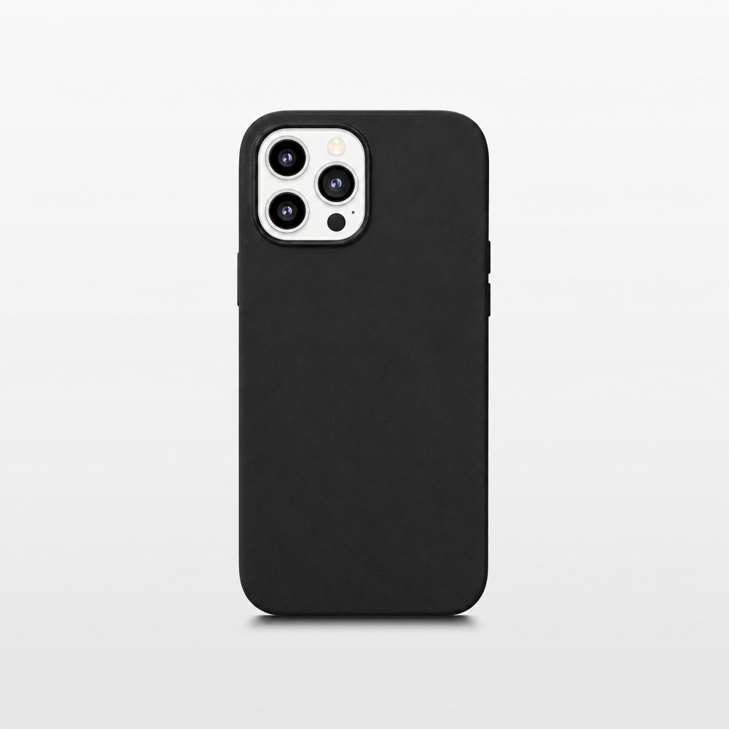 Leather iPhone Case | Black