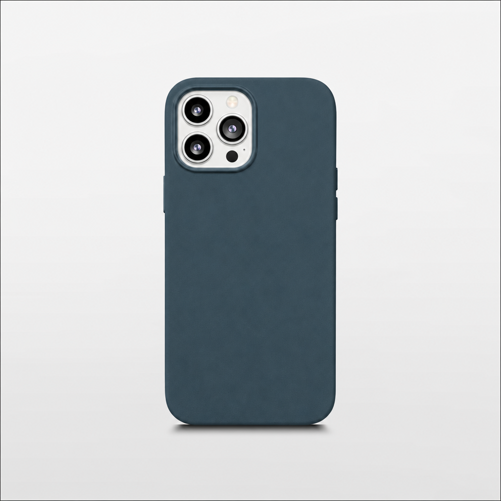 Leather iPhone Case | Navy
