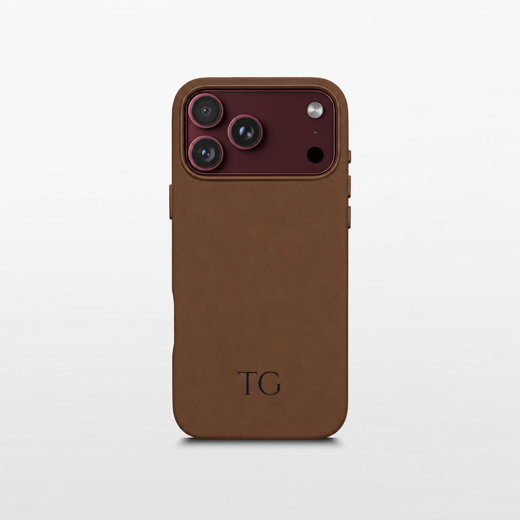 Brown Forge iPhone Case | Personalized Initials