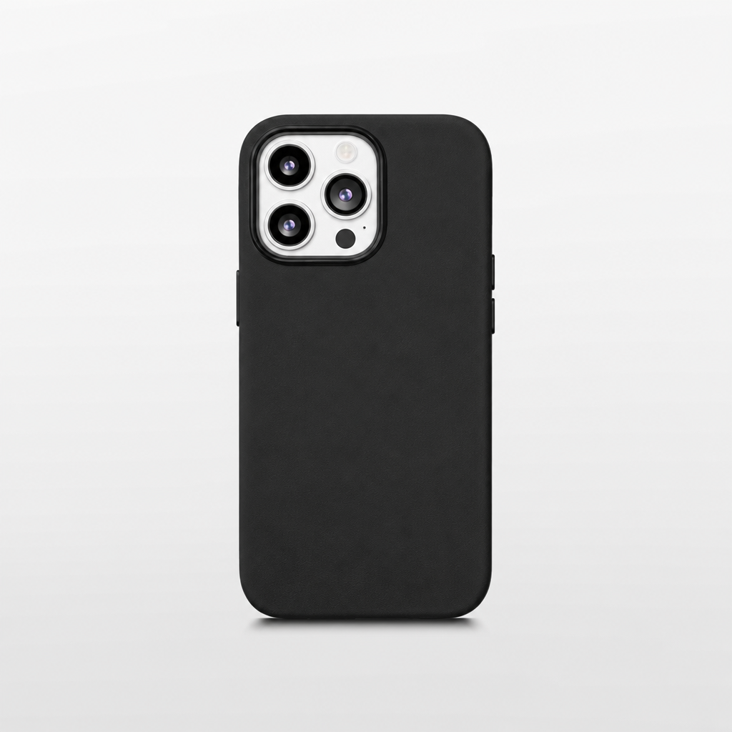 Leather iPhone Case | Black