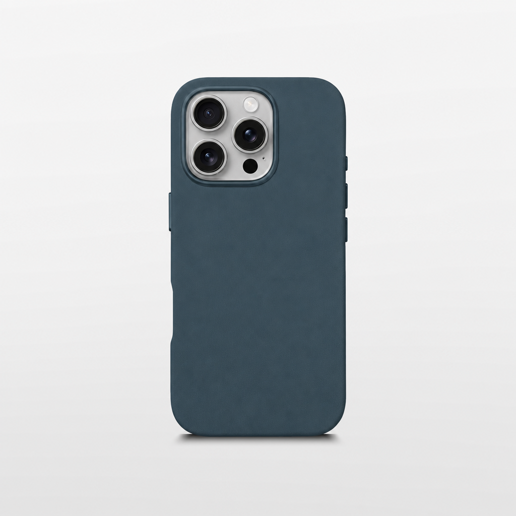 Leather iPhone Case | Navy