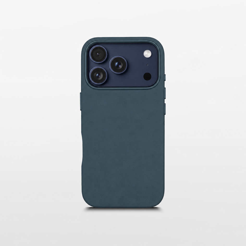 Leather iPhone Case | Navy