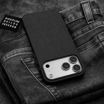 Leather iPhone Case | Black