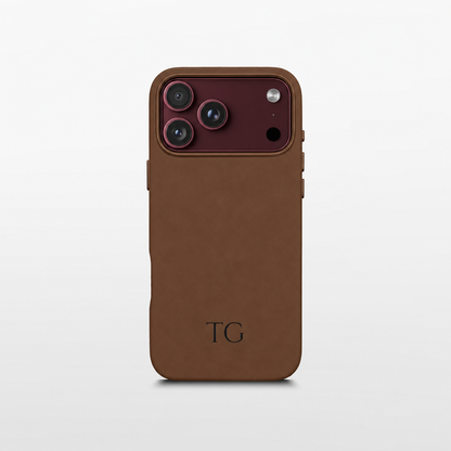 Brown Forge iPhone Case | Personalized Initials