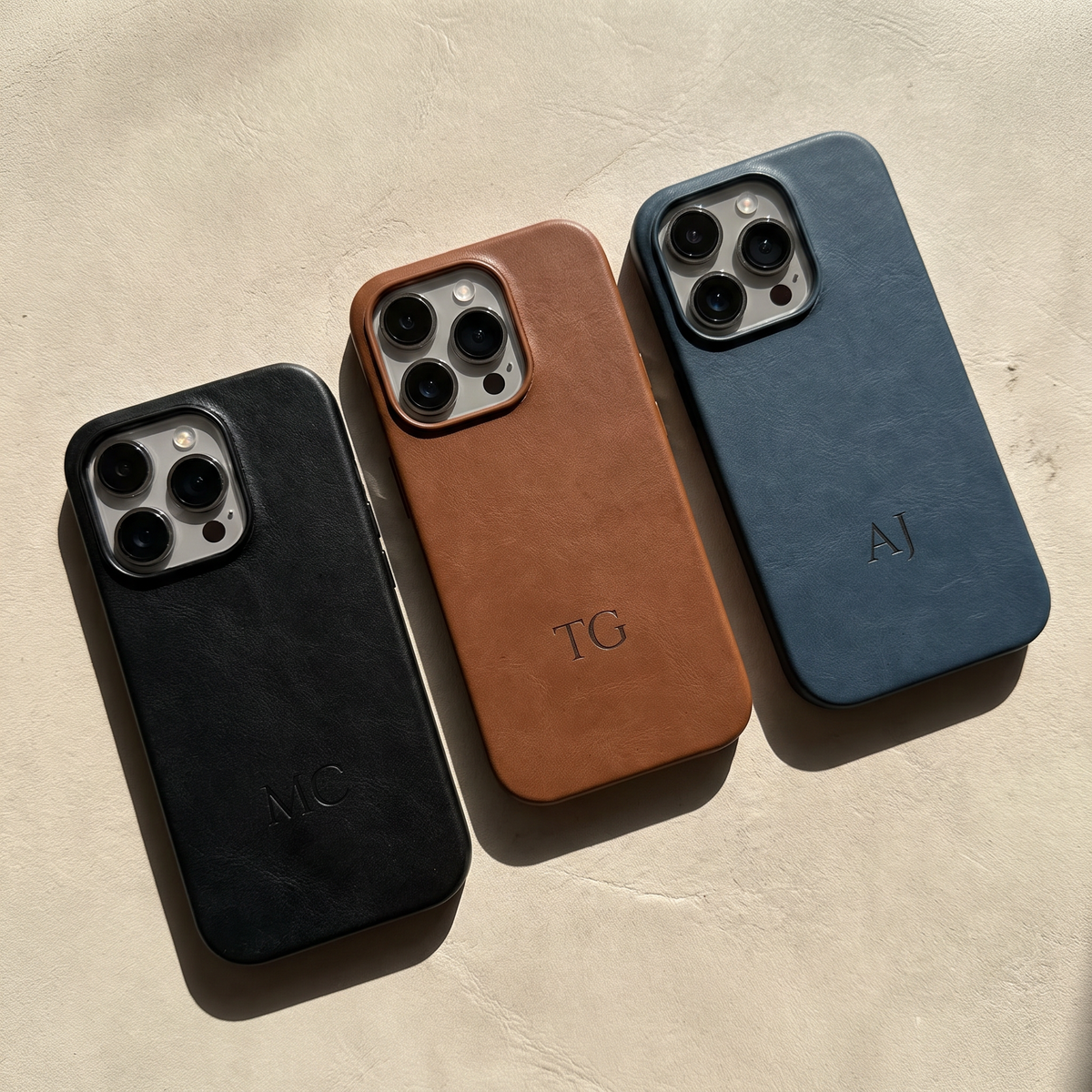 Brown Forge iPhone Case | Personalized Initials